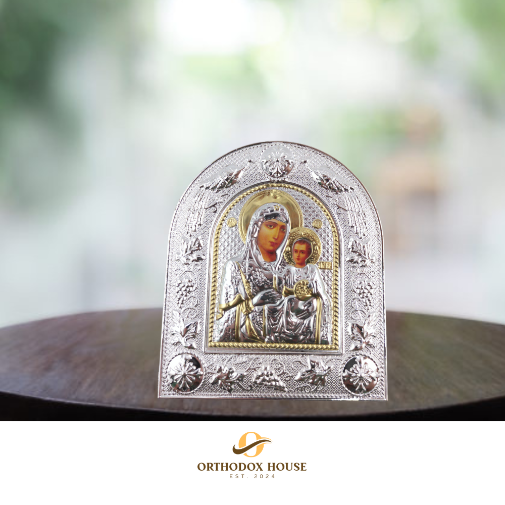 Alloy Icon of Theotokos of Jerusalem