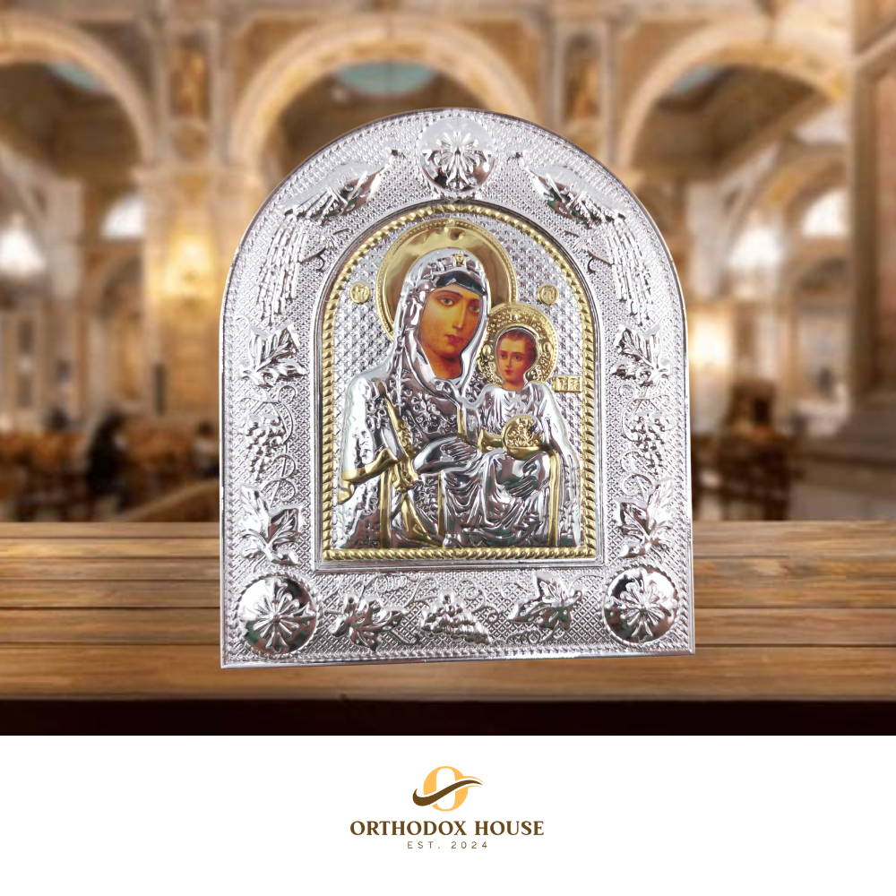 Alloy Icon of Theotokos of Jerusalem