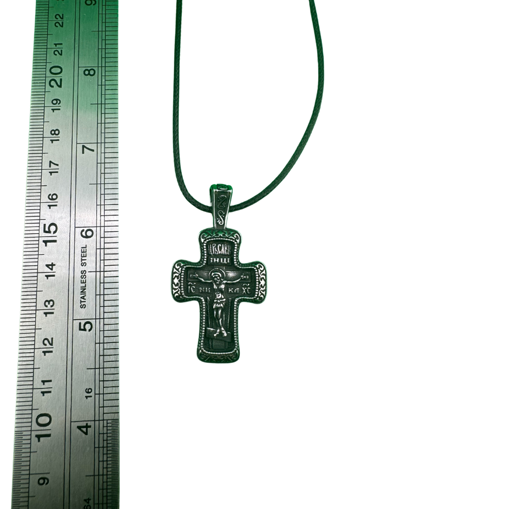 Orthodox Pectoral Cross with Jesus Icon