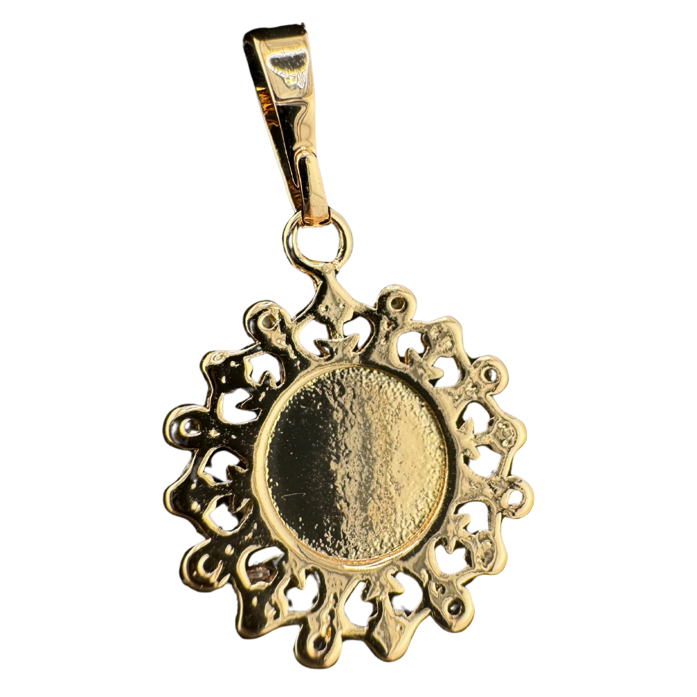 St. Matrona Pendant Plated in Rose Gold