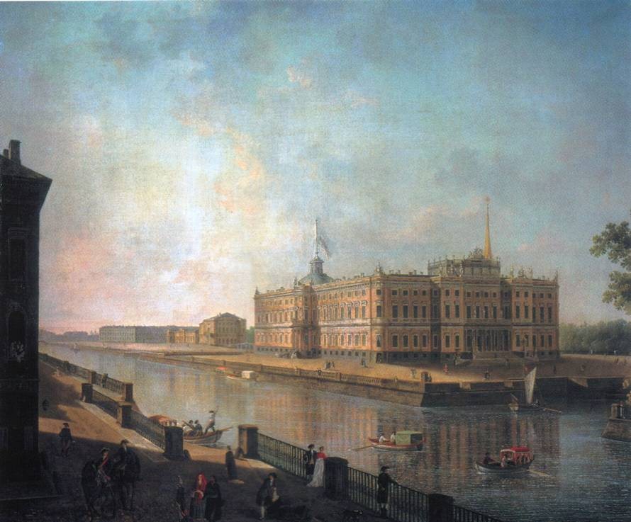 Петербургская набережная тех лет